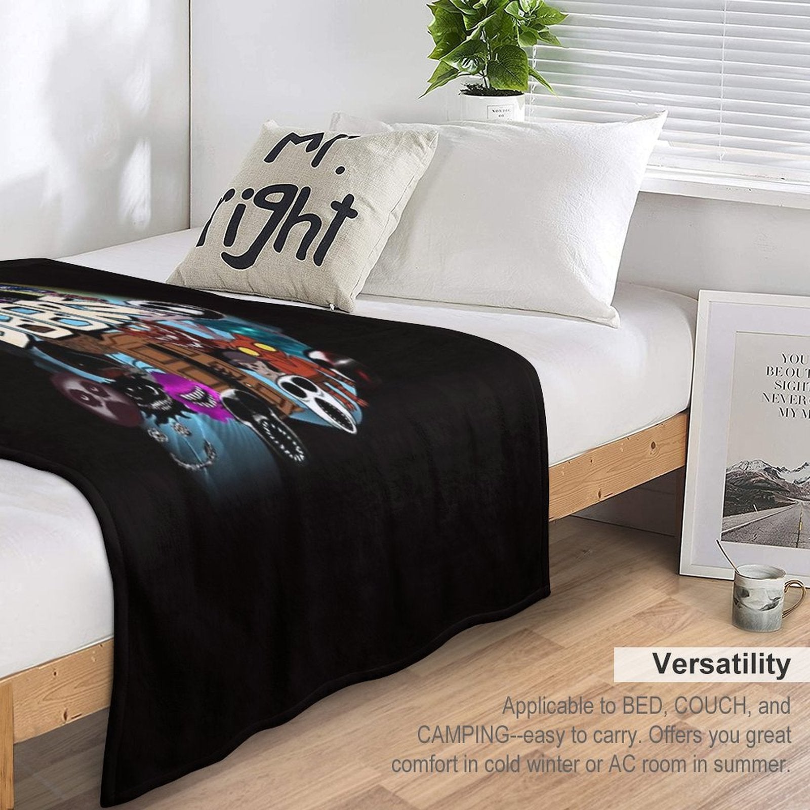 Doors All The Entities New Doors Game Update Multi-functional Throw Blanket