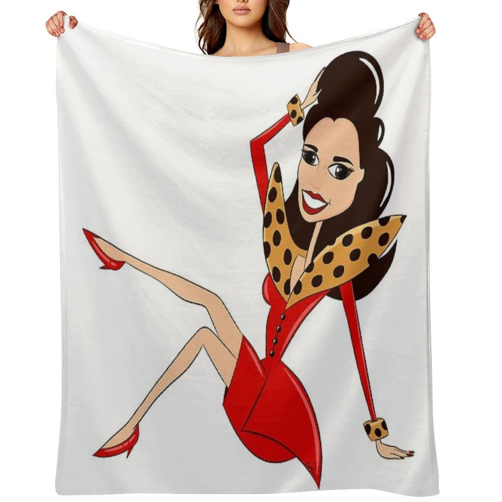 The Nanny Plush Throw Blanket