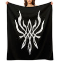 Fire Emblem™ Three Houses - Byleth Crest of Flames (Blazing Version) [White] Quick-dry Throw Blanket