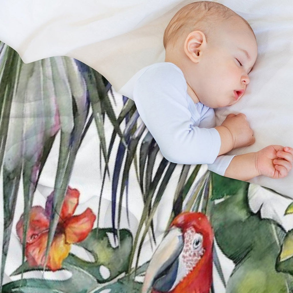 TROPICAL JUNGLE Versatility Throw Blanket