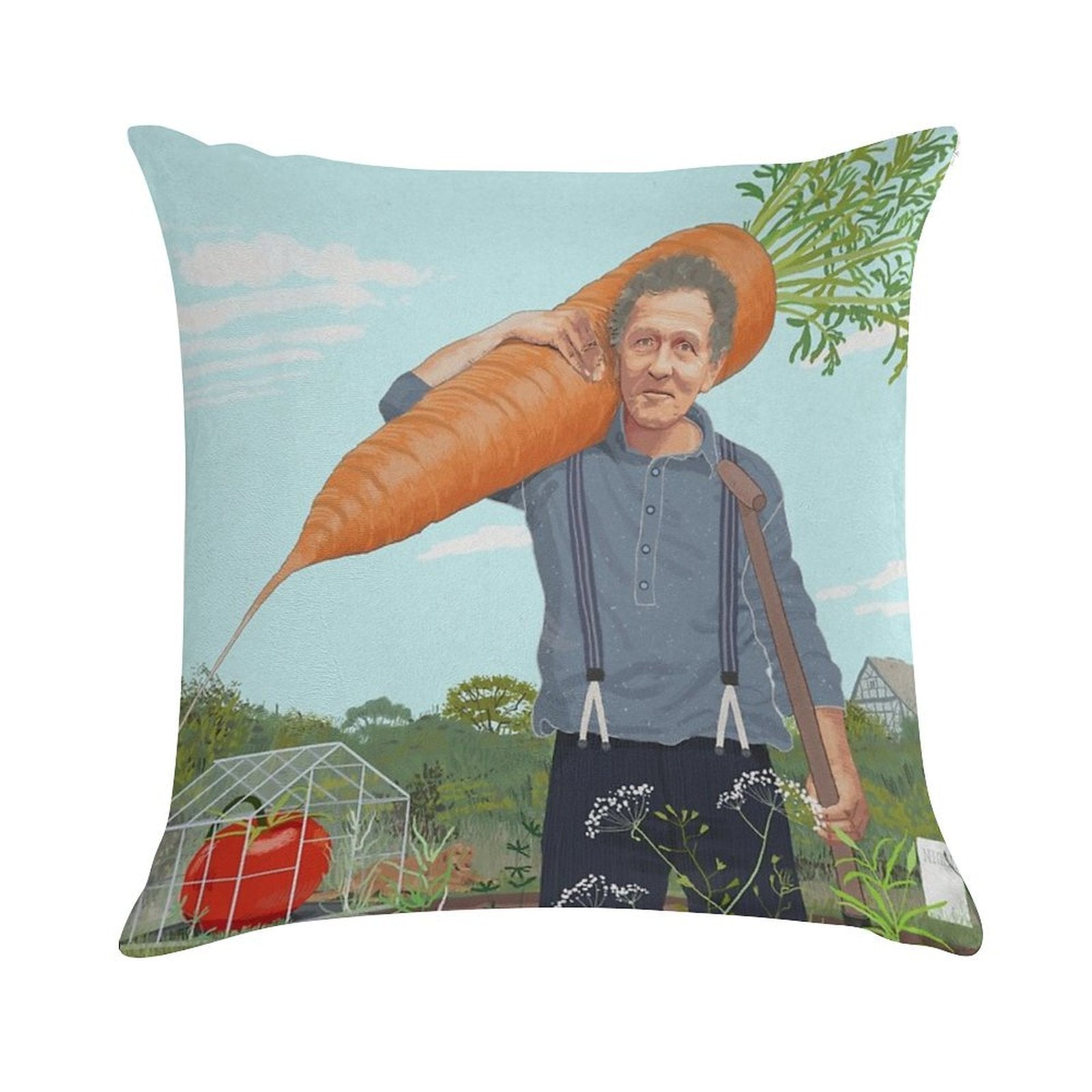 Monty Don Soft Reinforced Edging Throw Pillow