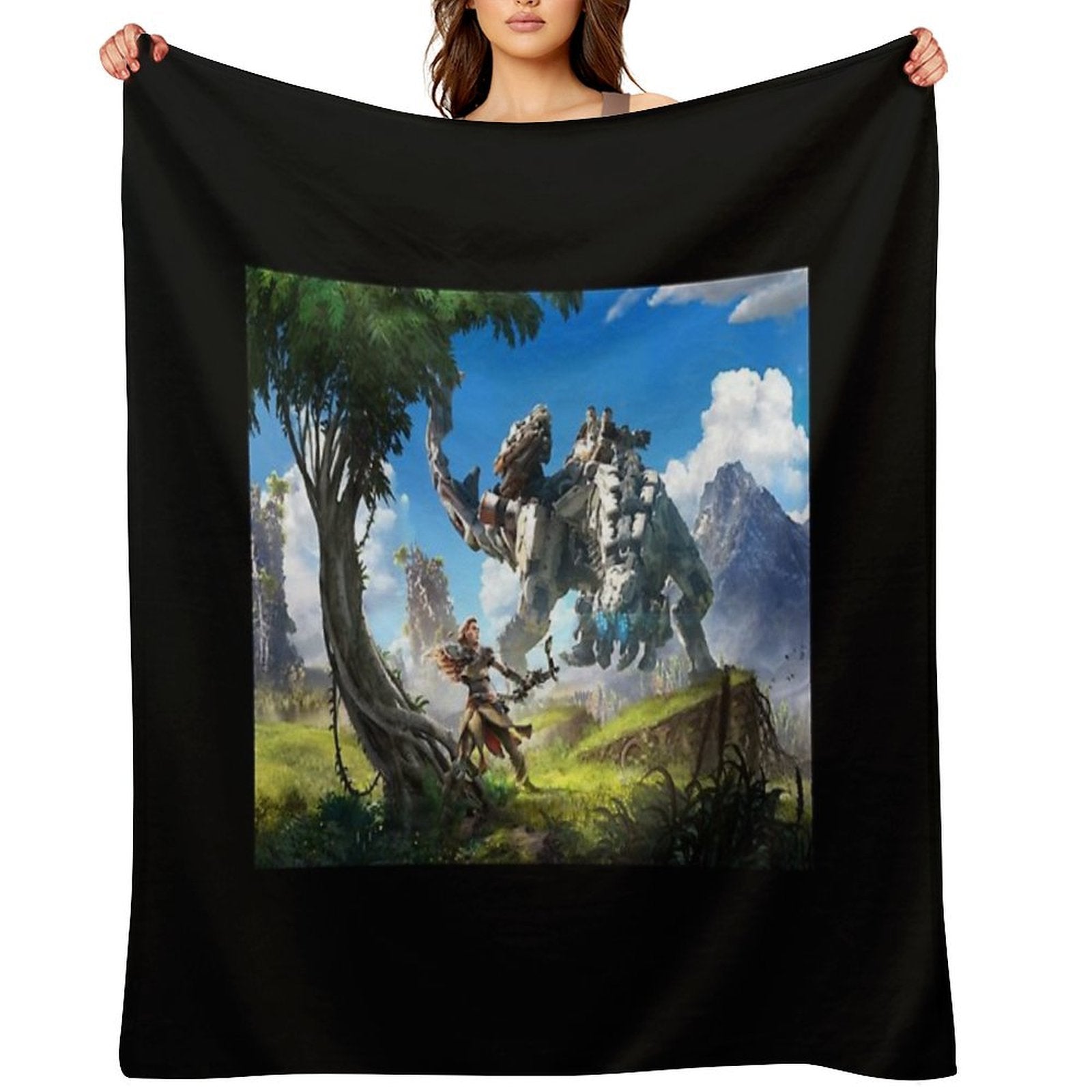 Horizon Game Zero Dawn Forbidden West All-season Throw Blanket