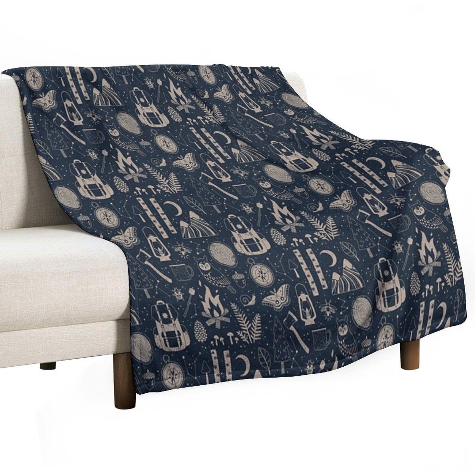 Into The Woods Shrink-resistant Throw Blanket