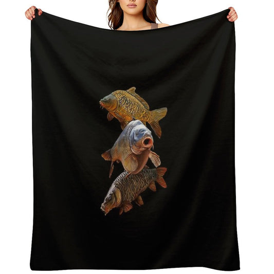 Gang of Carp Comfort Throw Blanket