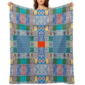 Geometric Abstract Pattern III Lightweight Throw Blanket
