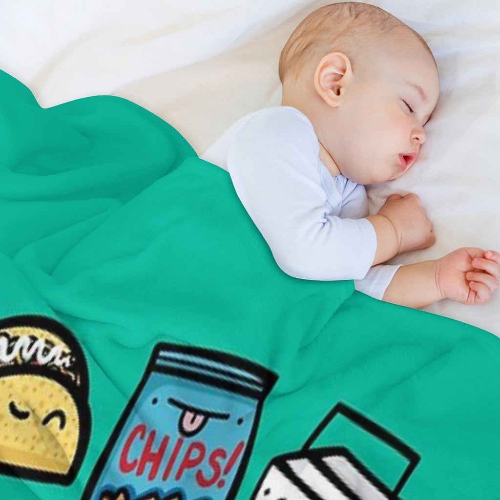 Junk Food Dudes Multi-functional Throw Blanket