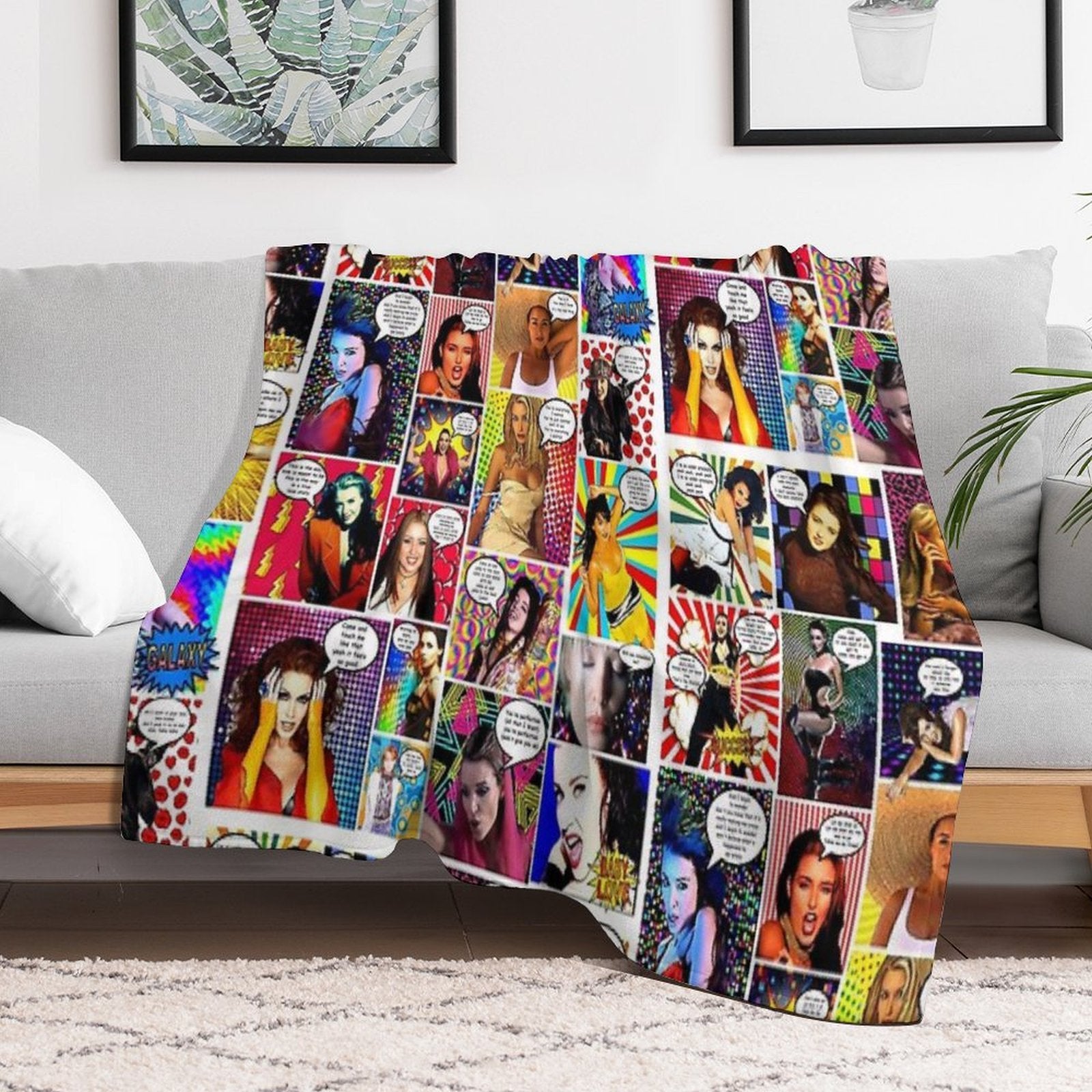 Dannii Minogue Goes Pow WOW #30 Compact Throw Blanket