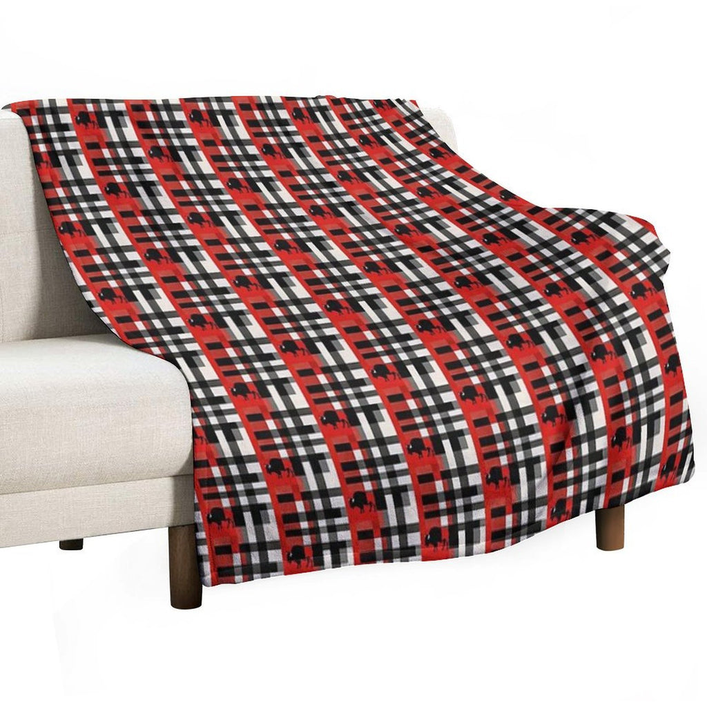 Plaid Pattern PT5120 Wrinkle-free Throw Blanket
