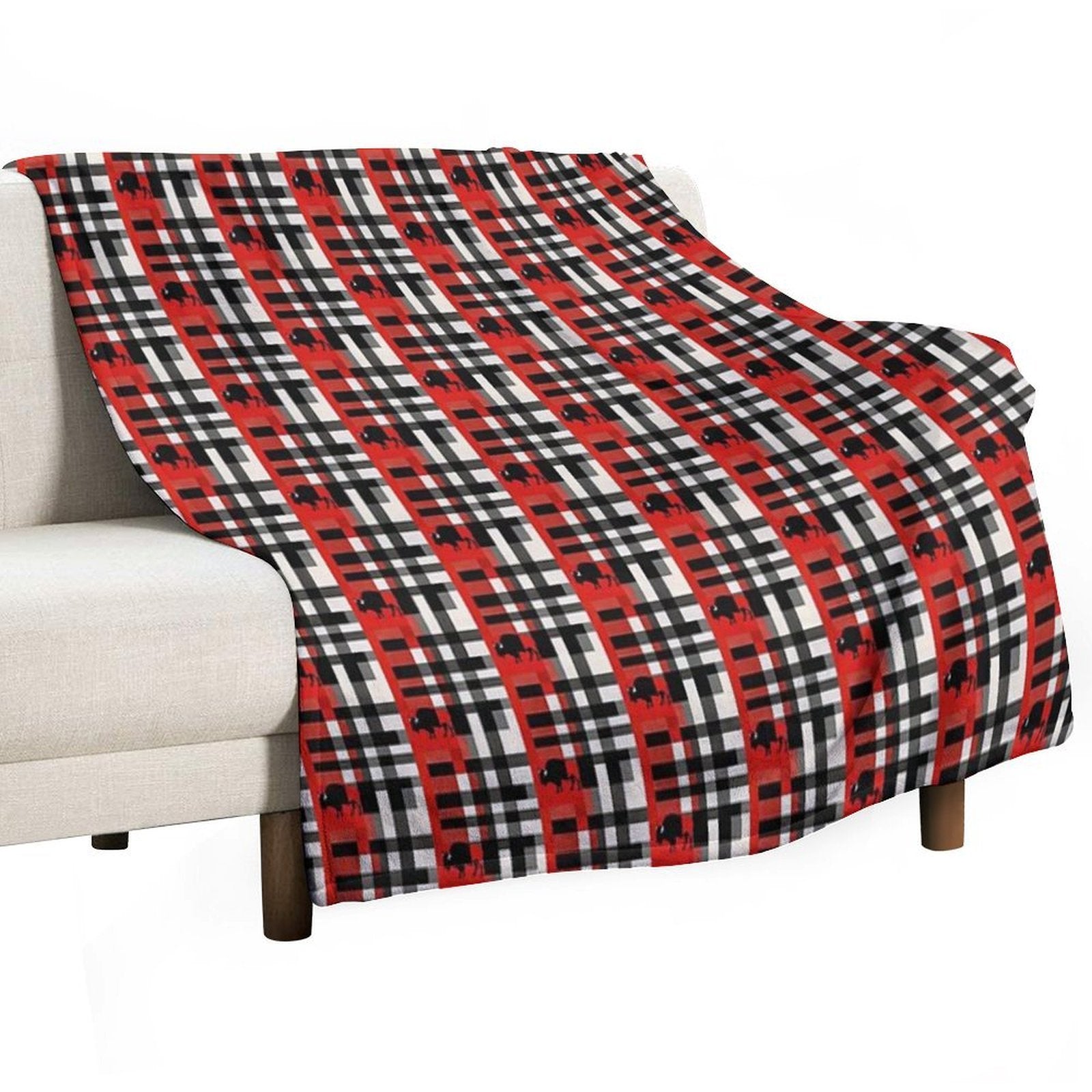 Plaid Pattern PT5120 Wrinkle-free Throw Blanket