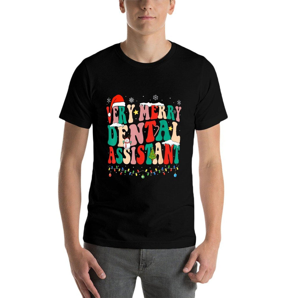 Very Merry Dental Assistant Christmas Dental Assistant  Relaxed-fit T-Shirt