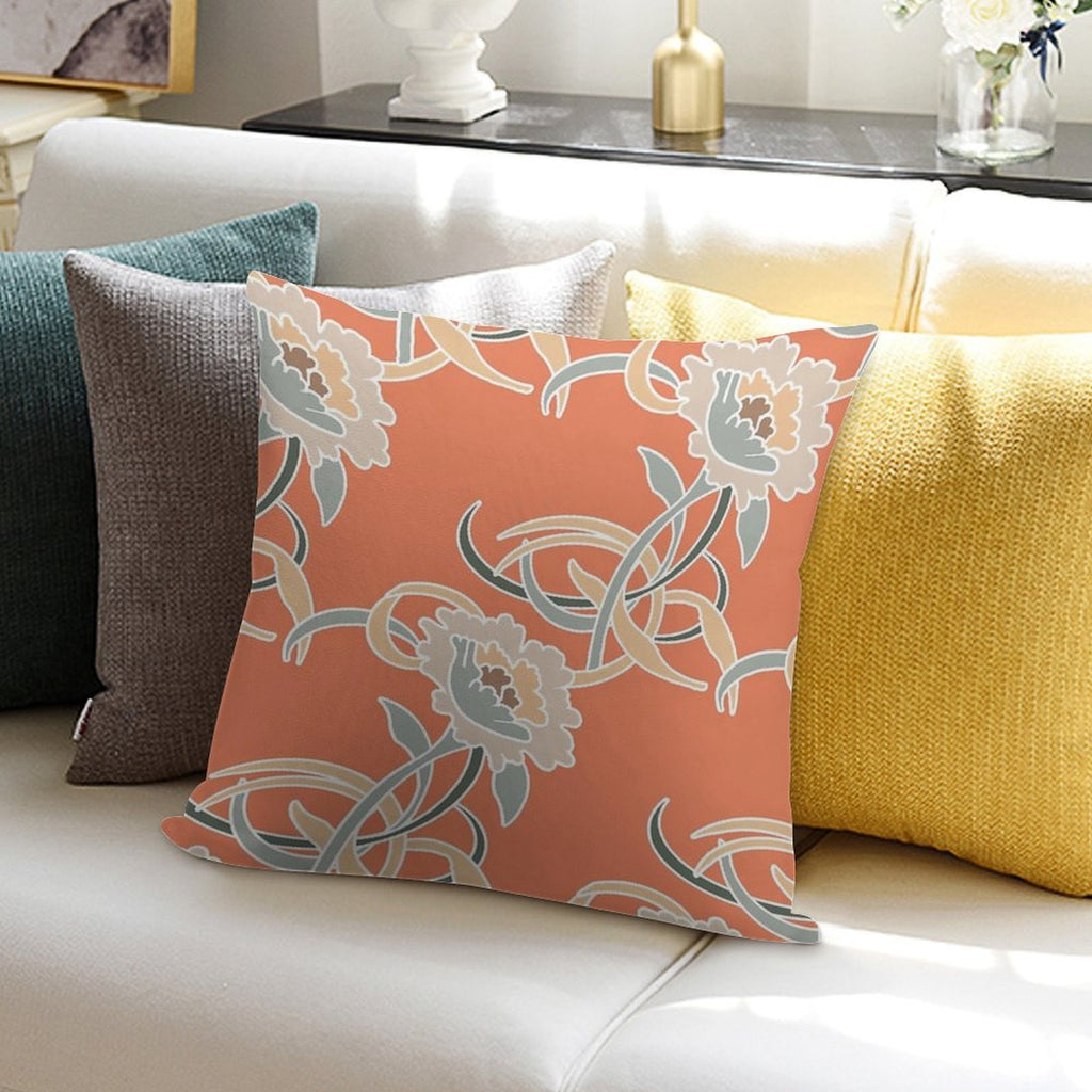 Golden Girls Couch Pattern Soft Anti-Pilling Throw Pillow