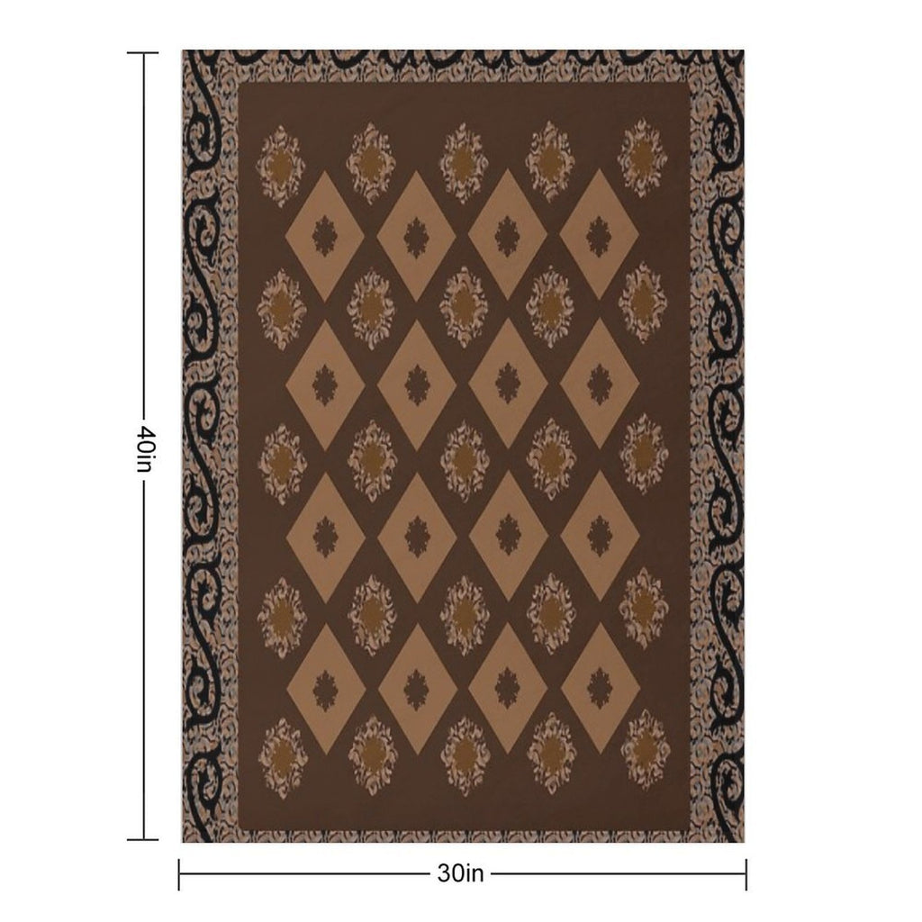 Decorative Abstract Design Multi-functional Throw Blanket