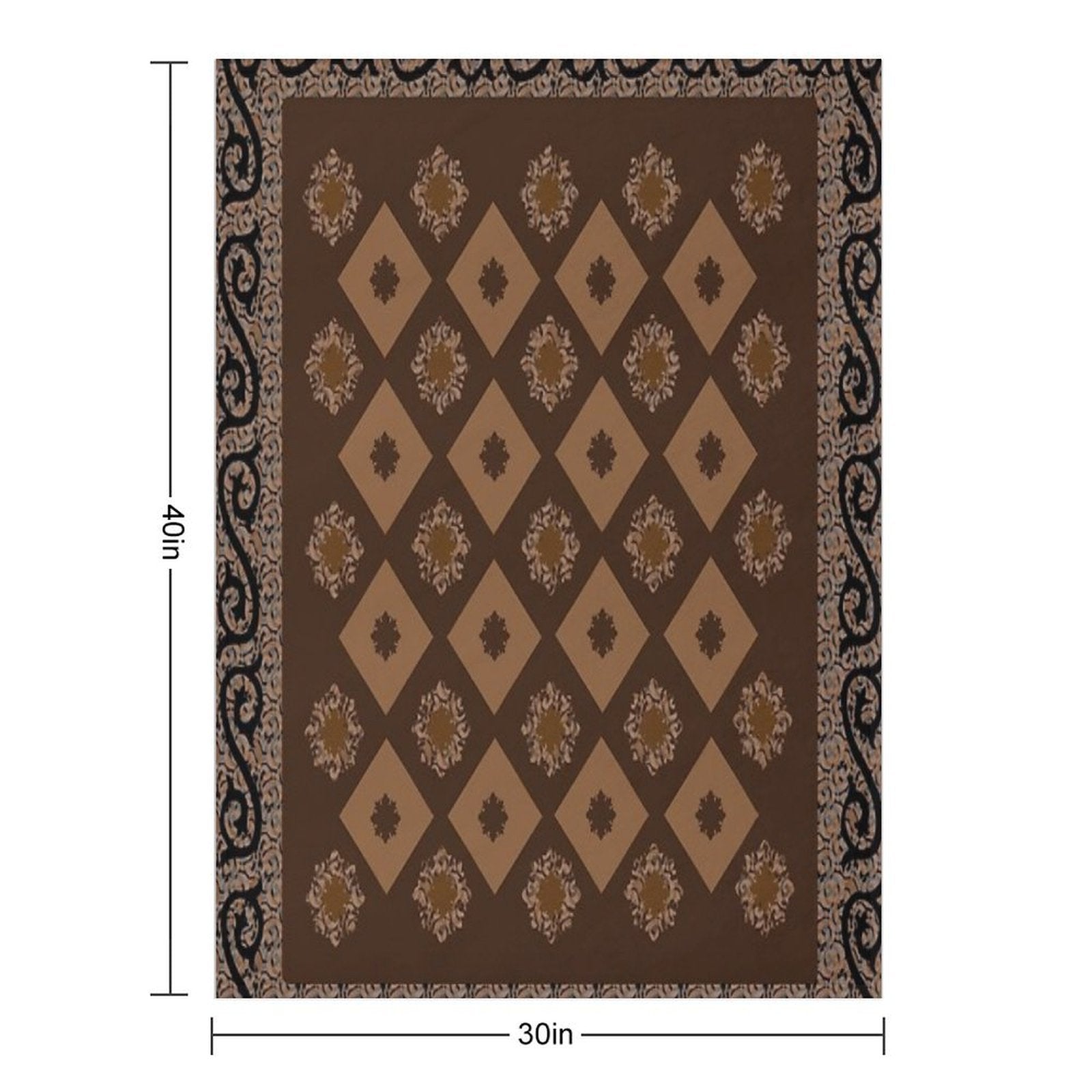 Decorative Abstract Design Multi-functional Throw Blanket