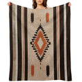 Boho Bohemian Illustration Art Texture Lightweight Throw Blanket