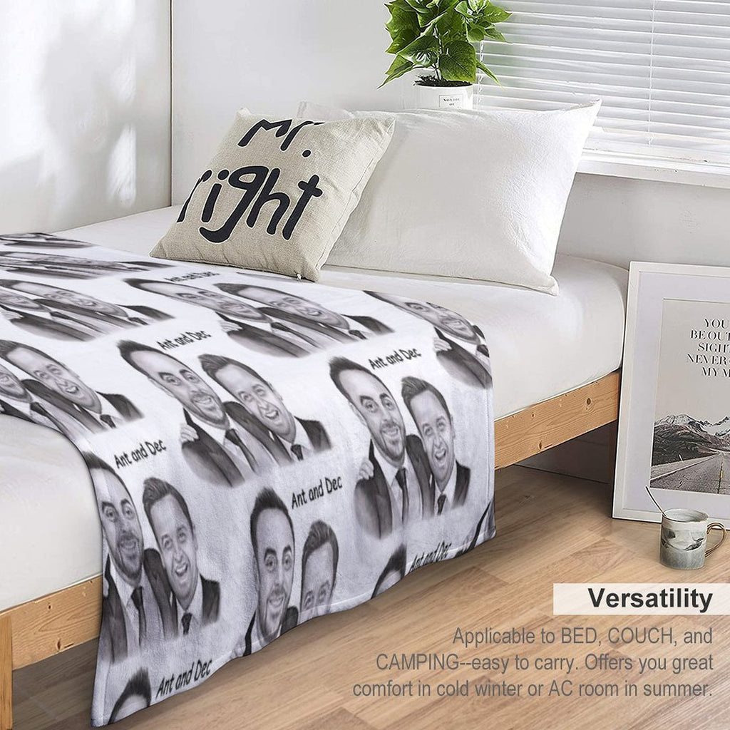 Ant And Dec Lightweight Throw Blanket