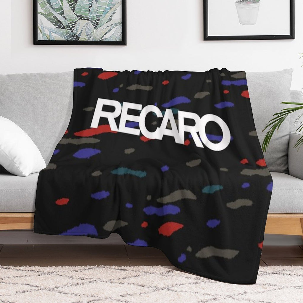 Confetti 90s Jdm Seat Pattern Logo Velvety-soft Throw Blanket