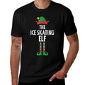 Funny Ice Skating Costume Christmas Santa Xmas  Relaxed-fit T-Shirt