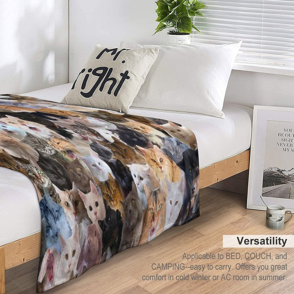 Pet Bonanza Pattern Lightweight Throw Blanket