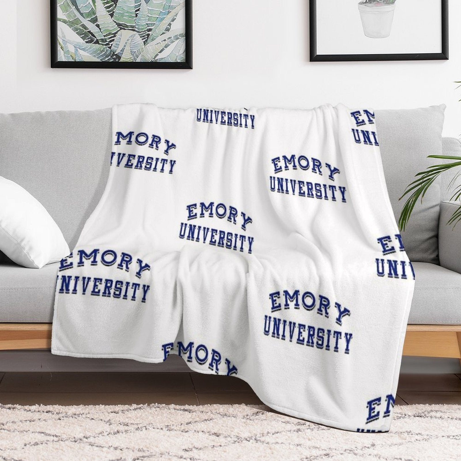 Emory University Lightweight Throw Blanket