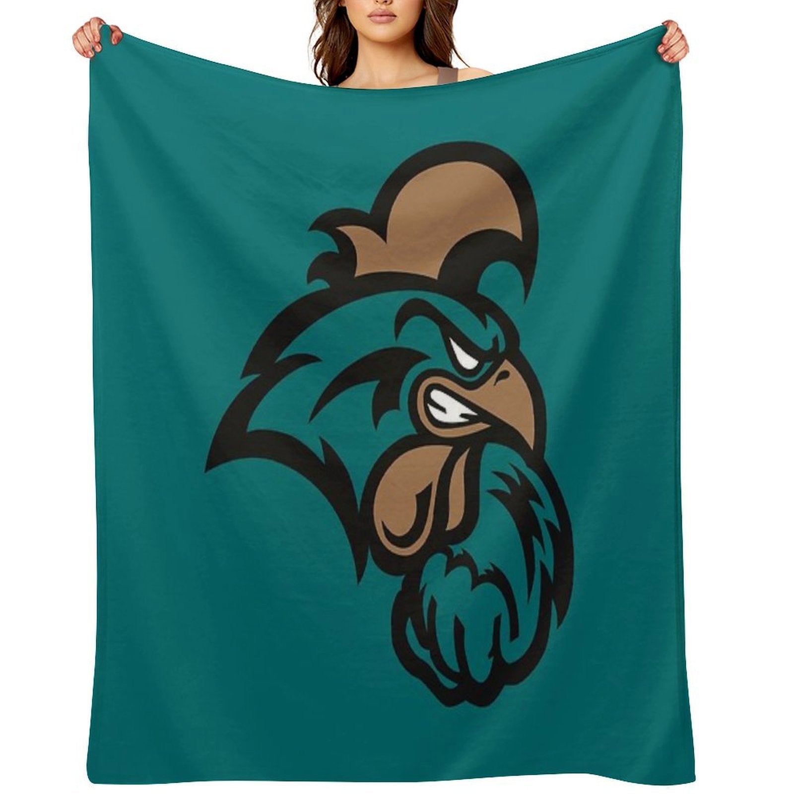 The Coastal Carolina Chanticleers Machine-washable Throw Blanket
