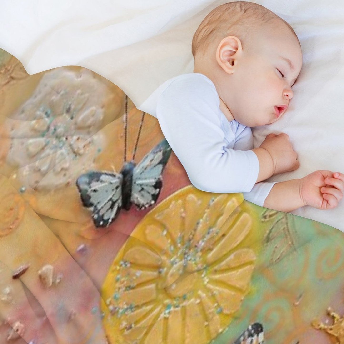 Magical Garden of Metamorphosis Lightweight Throw Blanket