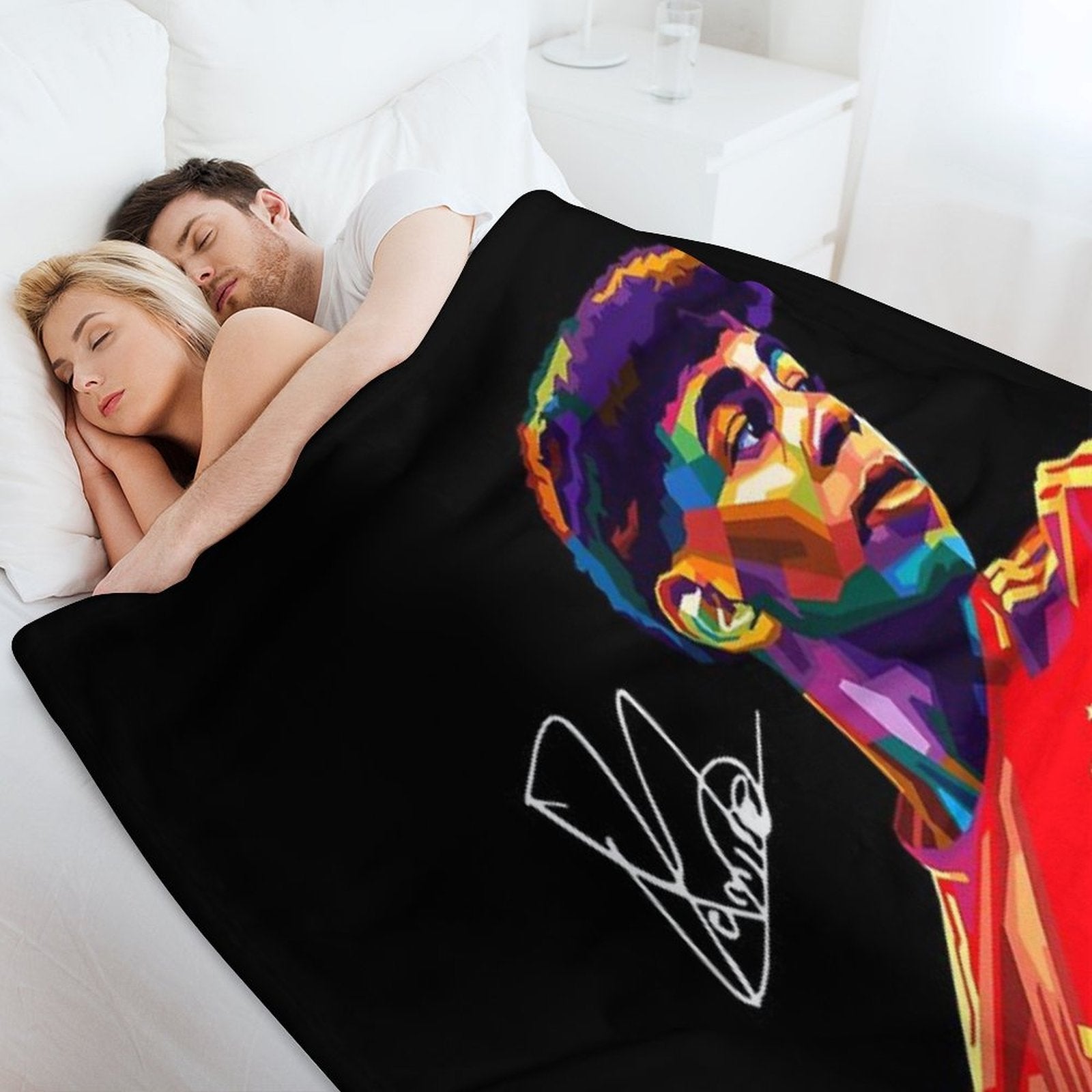 Lamine Yamal Wpap Art Plush Throw Blanket