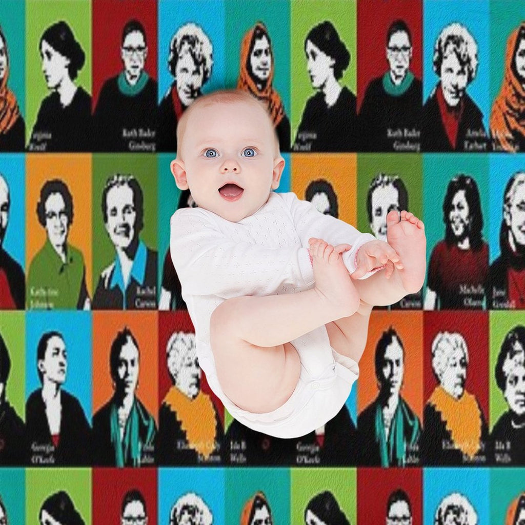 Feminist Icons Anti-pilling Throw Blanket
