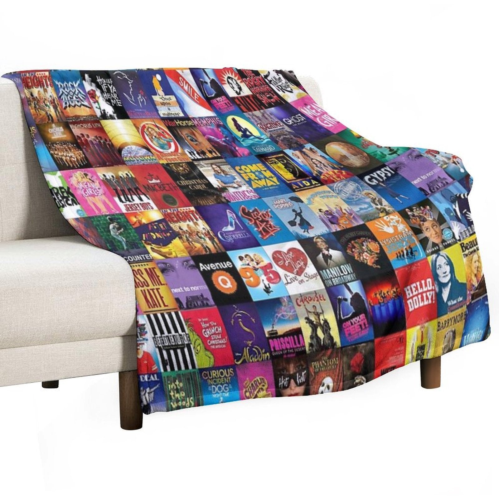 Broadway Theater Plush Throw Blanket