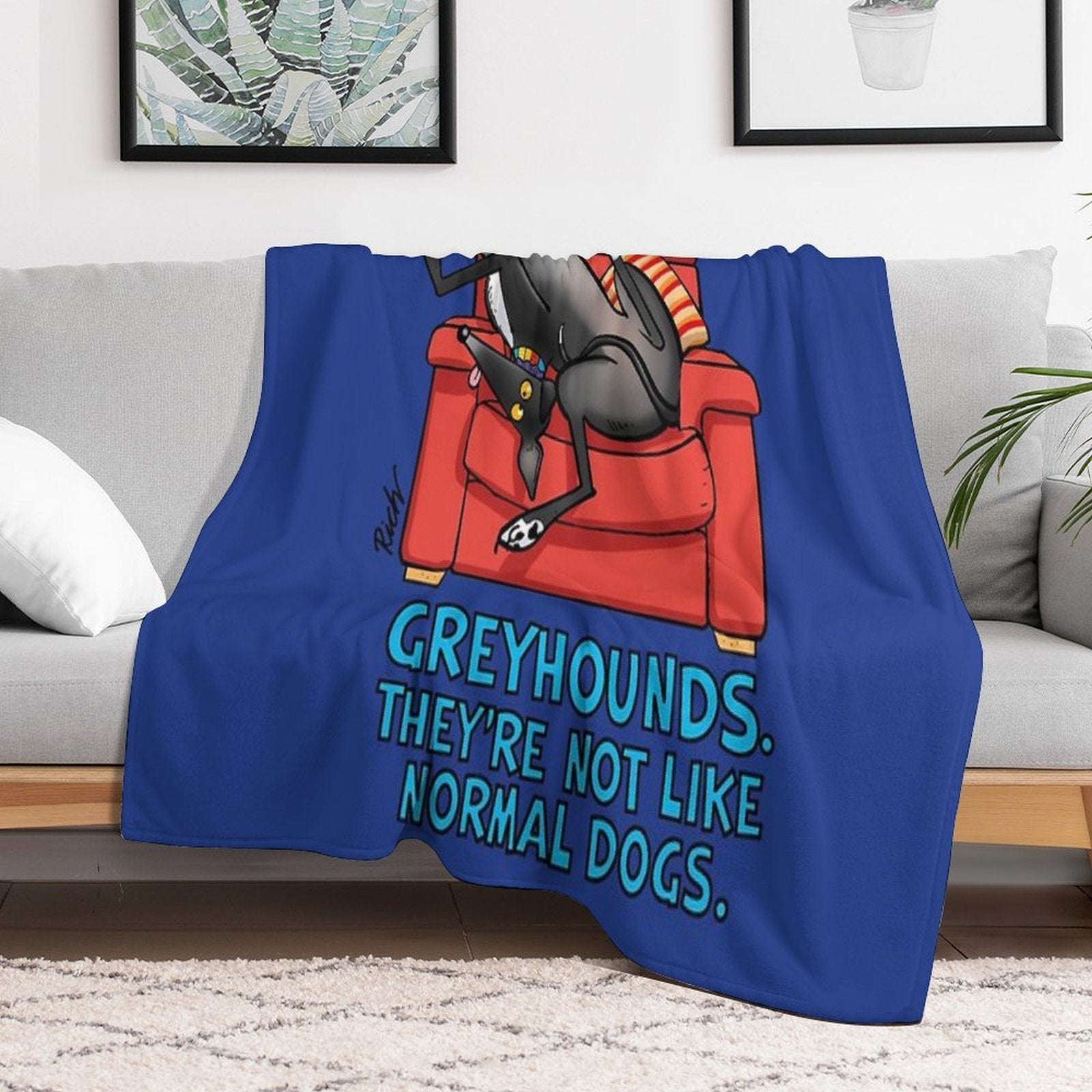 They're Not Like Normal Dogs Multi-functional Throw Blanket