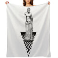 Black Lodge Venus One Quick-dry Throw Blanket