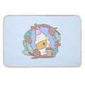 Bubu The Guinea Pig, Fall Coffee  Slip-Resistant Bath Mat