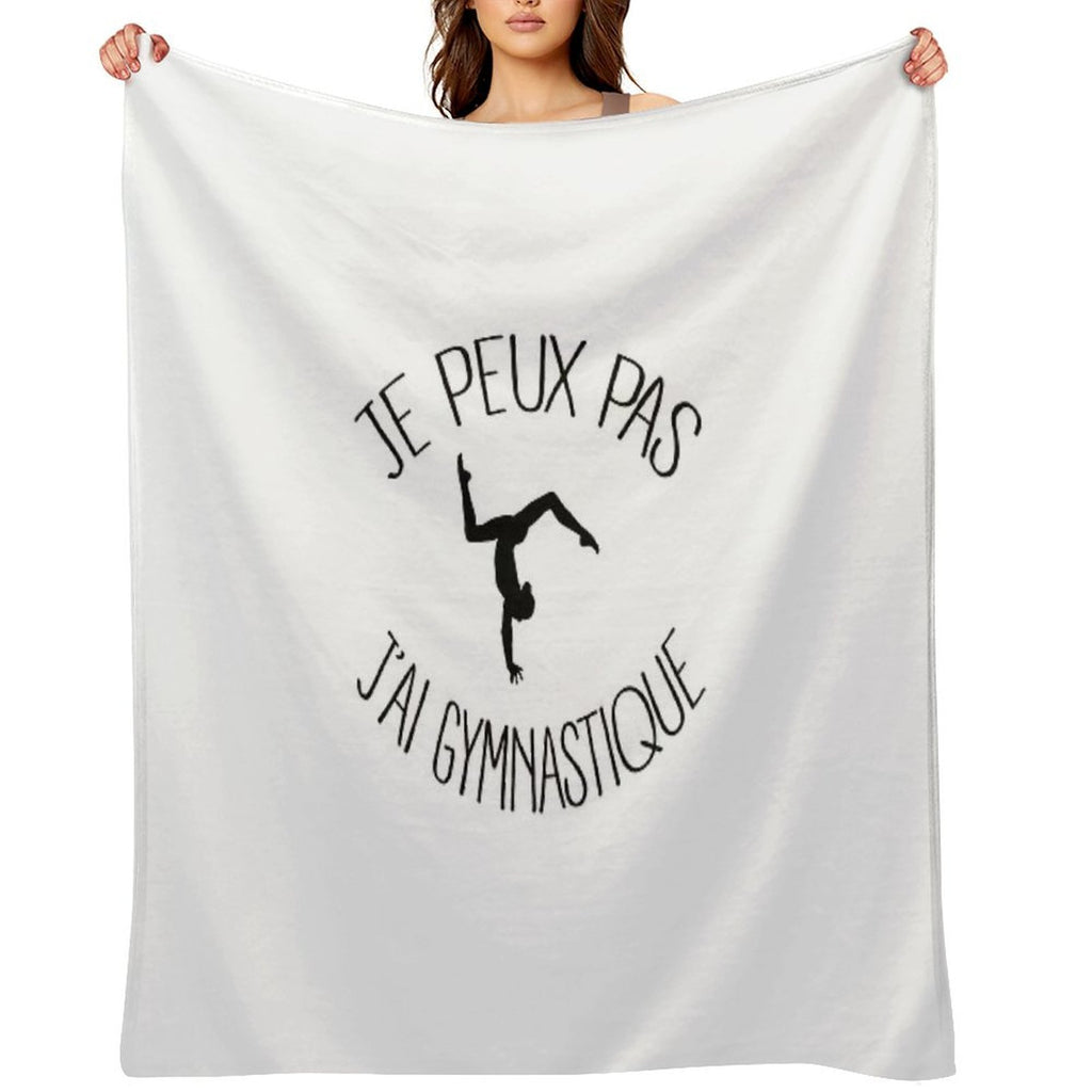 I Can Not I Have Gymnastics Multi-functional Throw Blanket