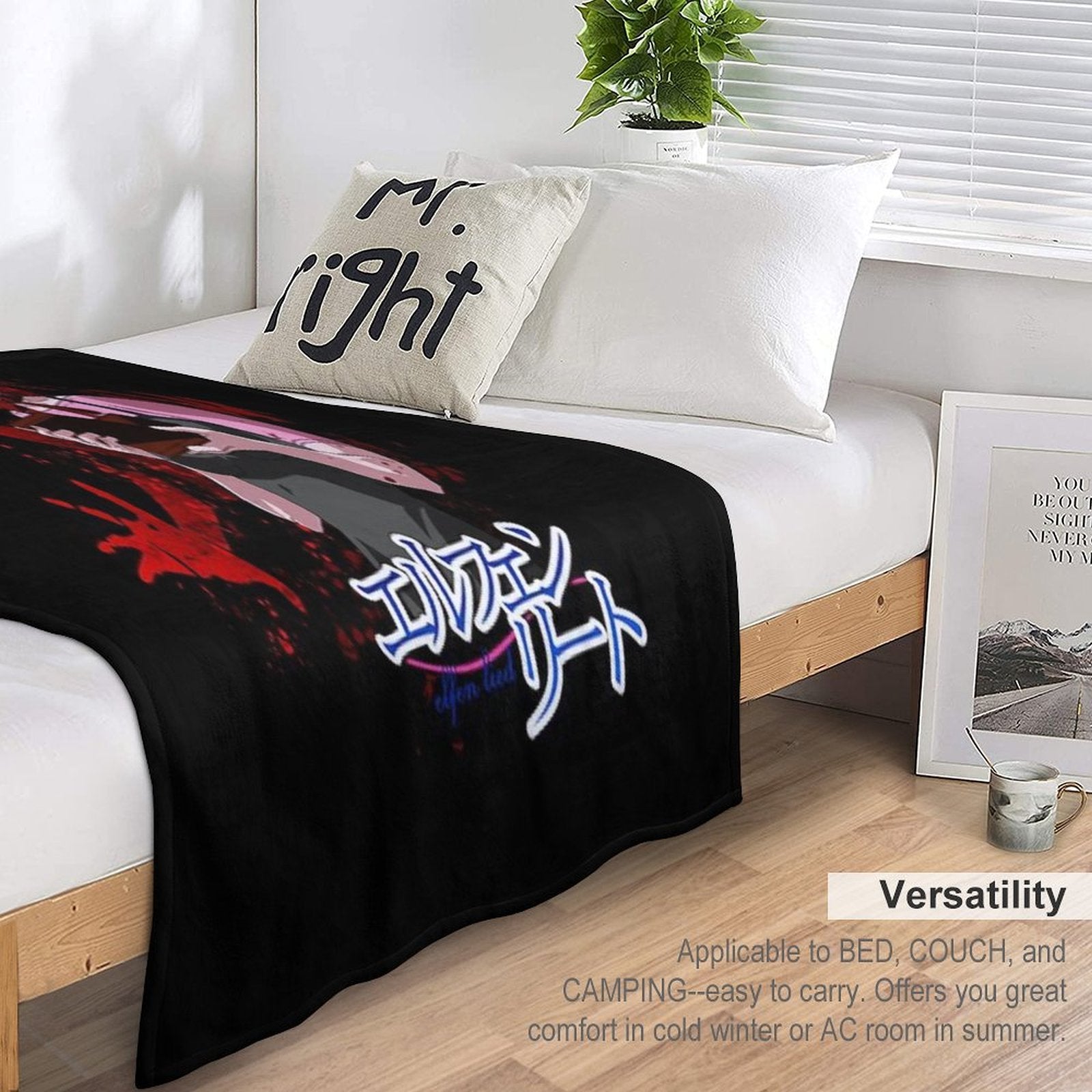 Elfen Lied ANIME MANGA CARTOON GIFT Versatility Throw Blanket