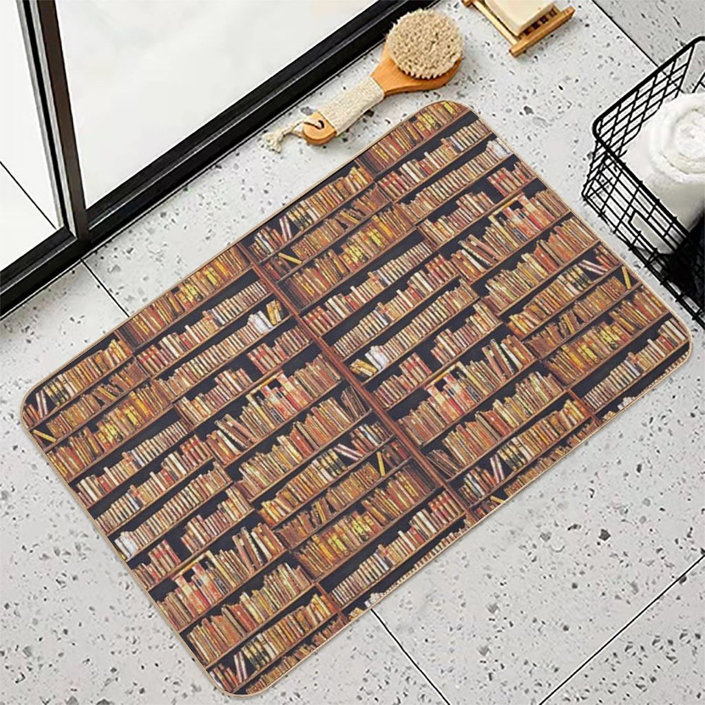 Bibliophile  Fade-Resistant Bath Mat
