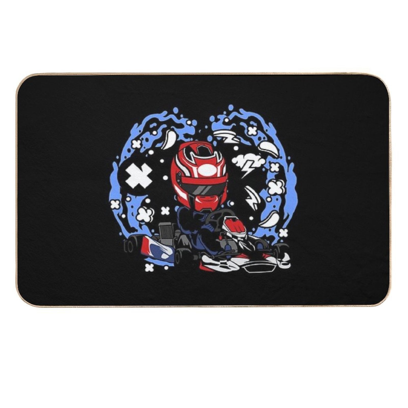 Karting Pop Art  Multi-Purpose Bath Mat