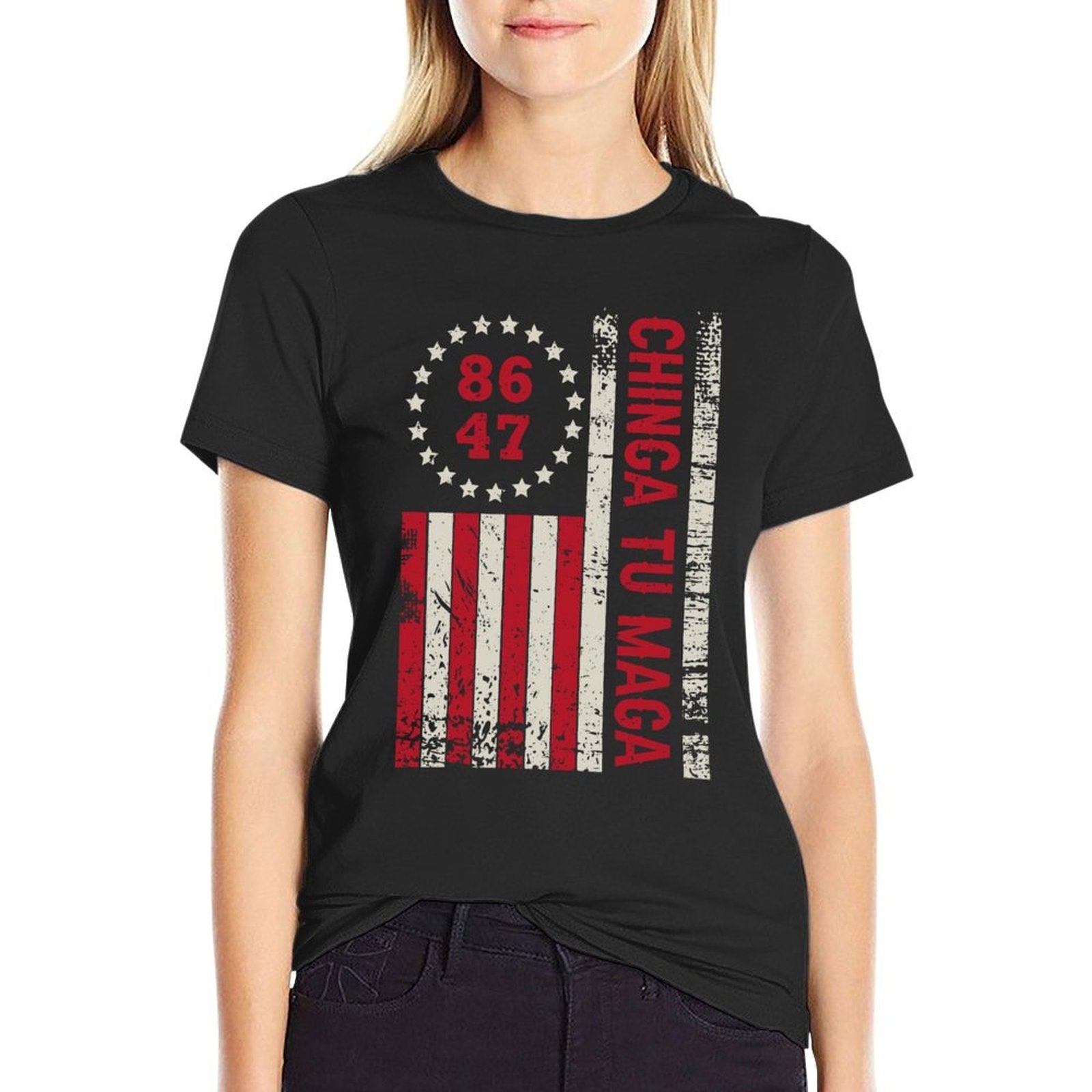 Chinga Tu MAGA Retro USA  Affordable Price T-Shirt