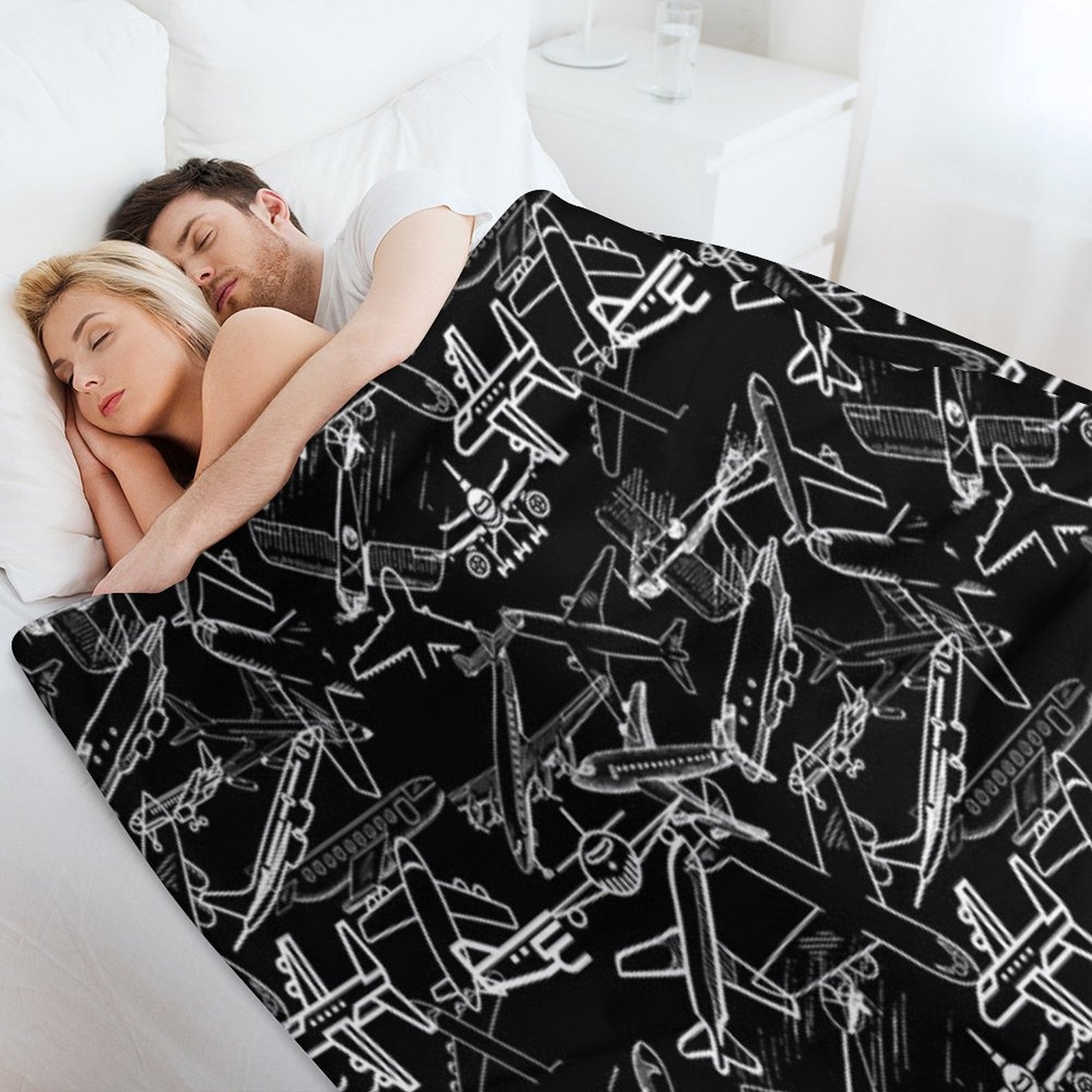 Airplanes Love Comfort Throw Blanket