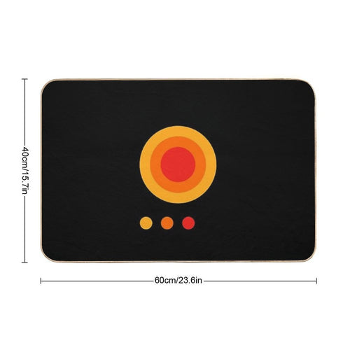 Bauhaus Color  Non-Slip Bath Mat