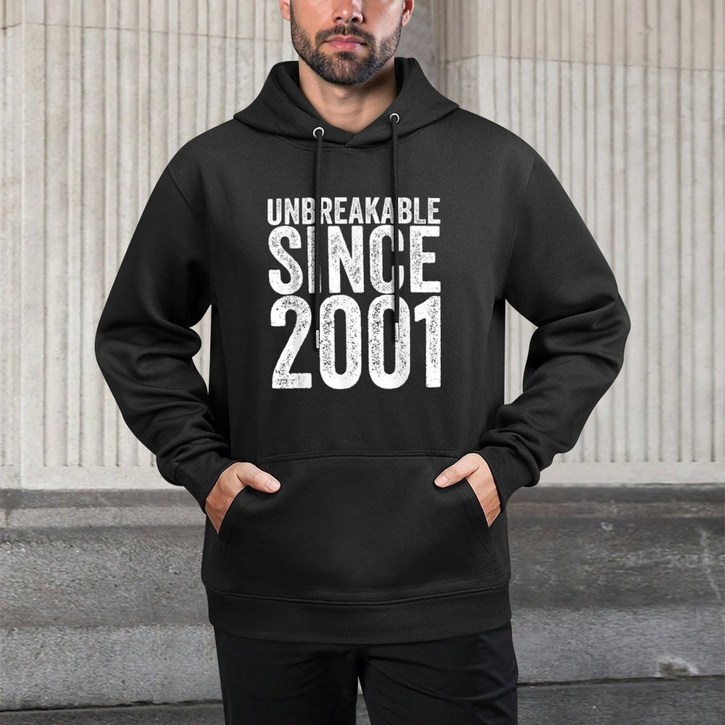 20 Years Old 2001 Funny 20th Birthday Shrink-Resistant Hoodie