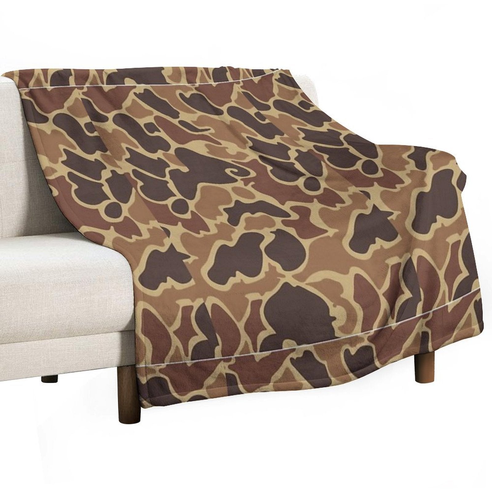 Duck Camo Comfort Throw Blanket