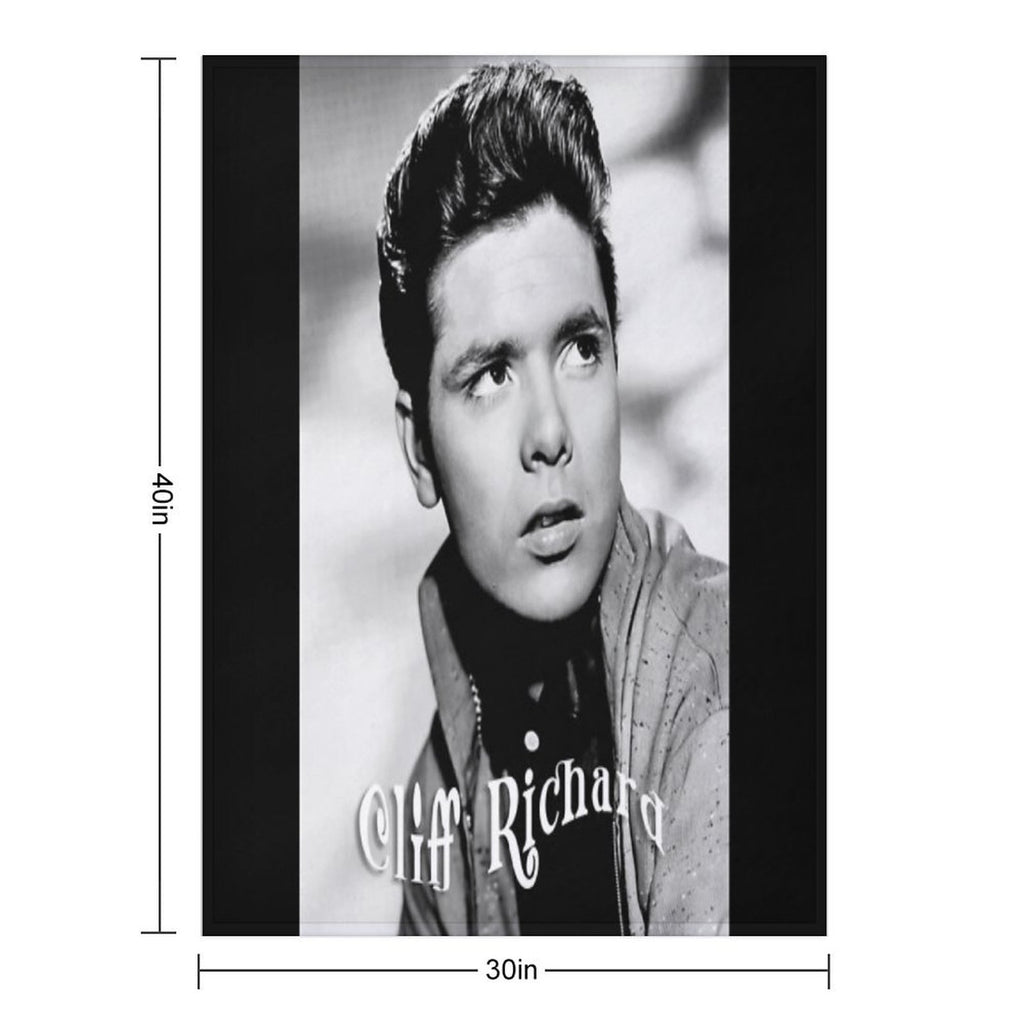 Cliff Richard Velvety-soft Throw Blanket