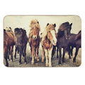 Horses  Rapid-Drying Bath Mat