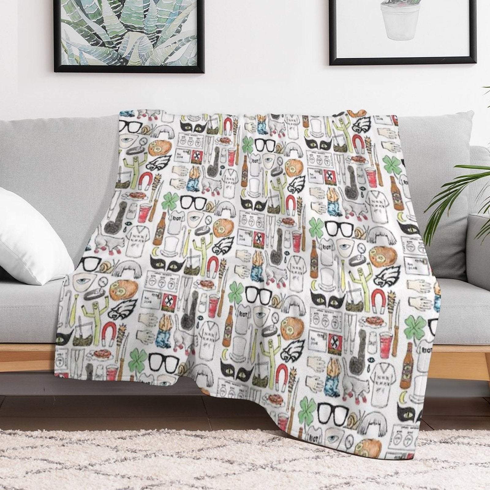 ALWAYS SUNNY Iconic Times All-season Throw Blanket