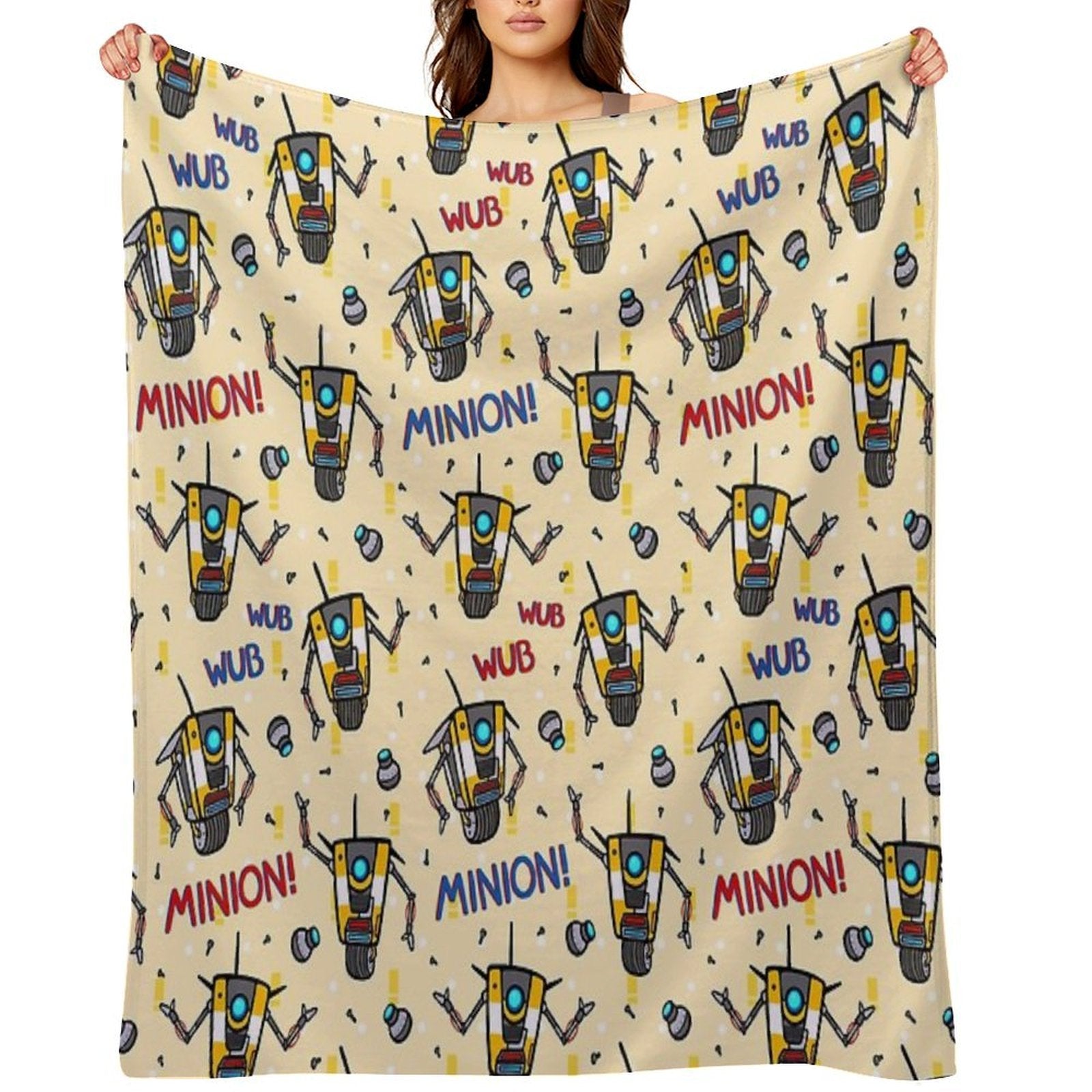 CL4P-TP Pattern Gift-ready Throw Blanket