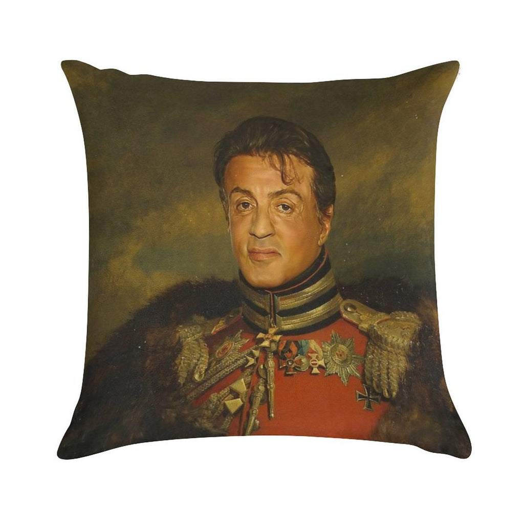 Sylvester Stallone - Replaceface Soft High-Density Material Throw Pillow