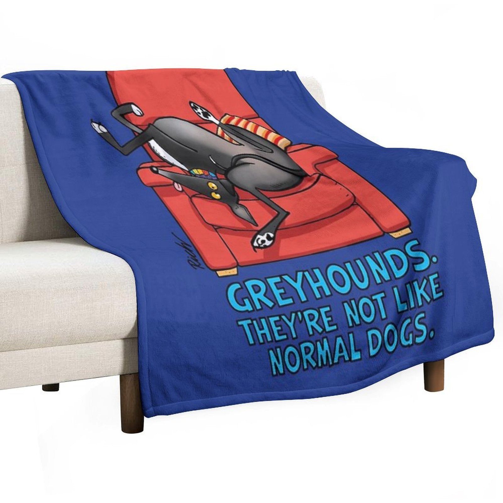 They're Not Like Normal Dogs Multi-functional Throw Blanket