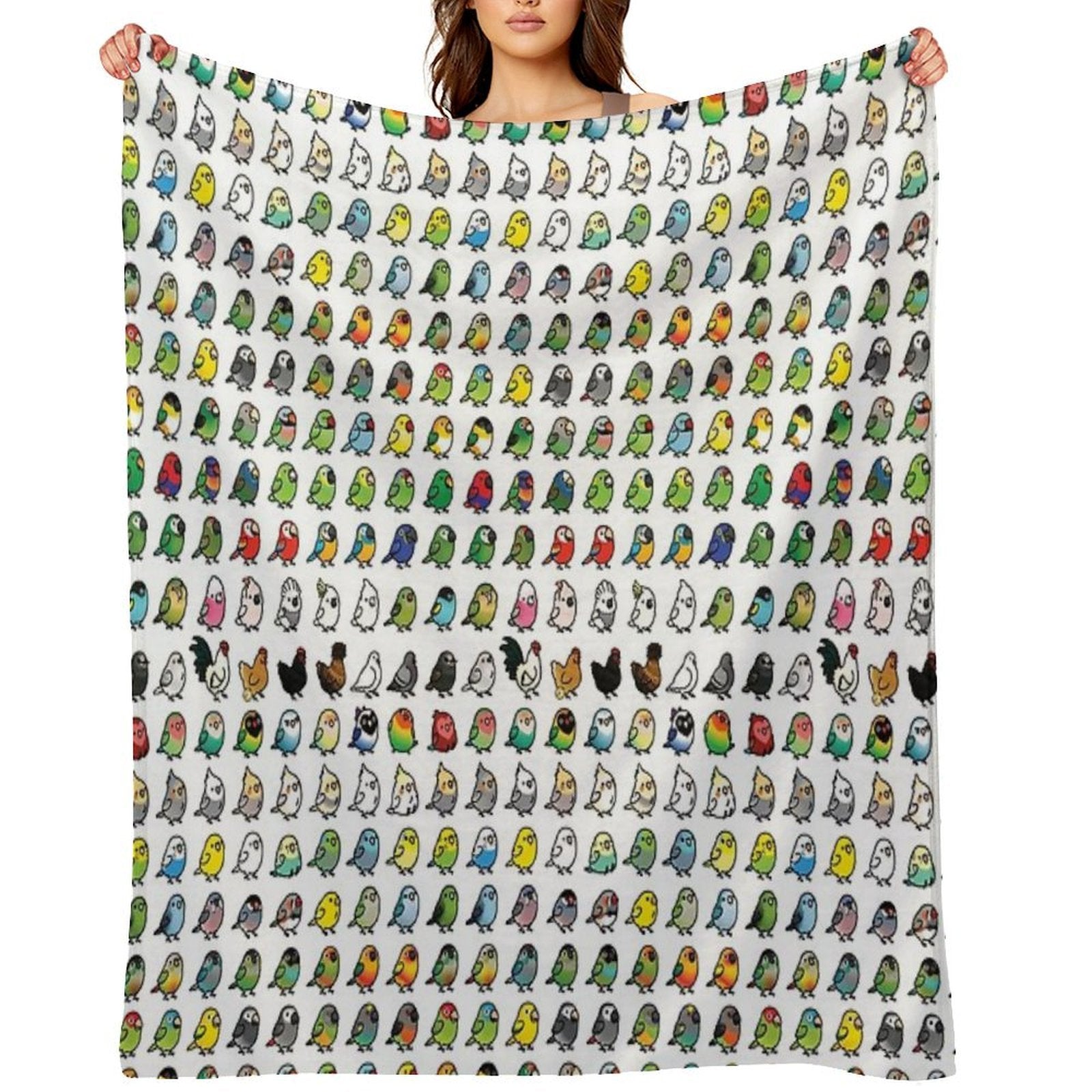 Everybirdy Collection Wrinkle-free Throw Blanket