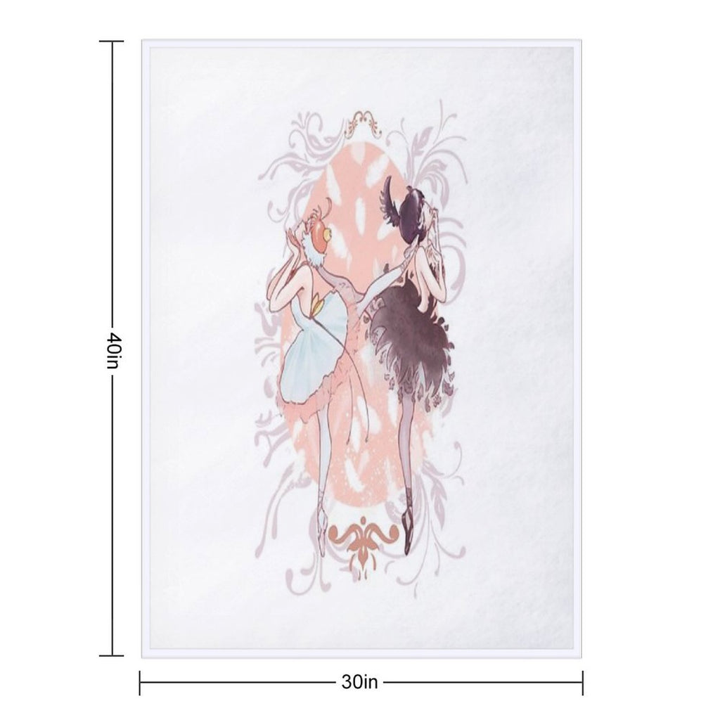 Crow And Duck Easy Care Throw Blanket