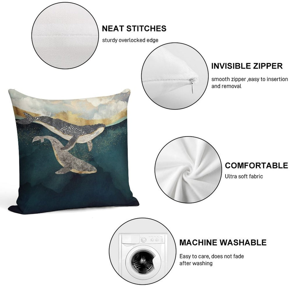 Bond II Soft Home Decor Throw Pillow