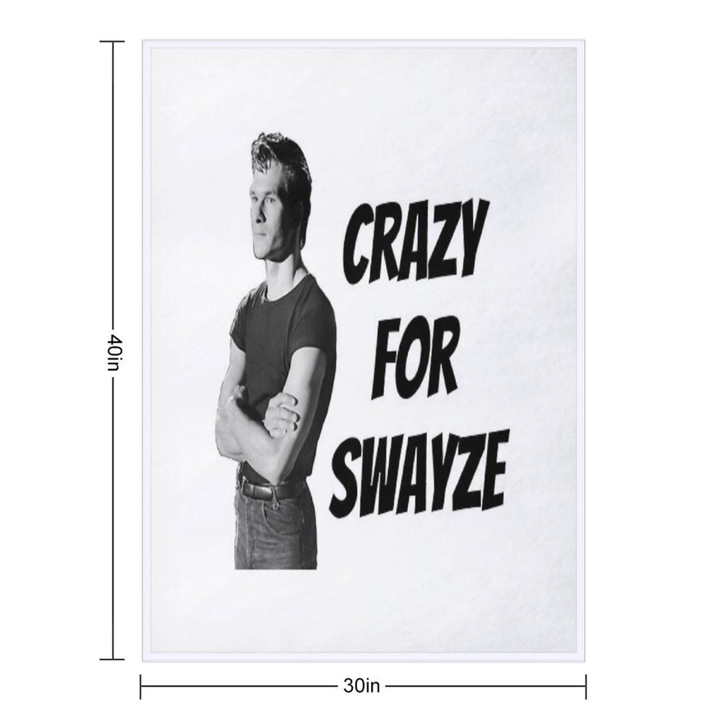 Crazy for Swayze Comfort Throw Blanket